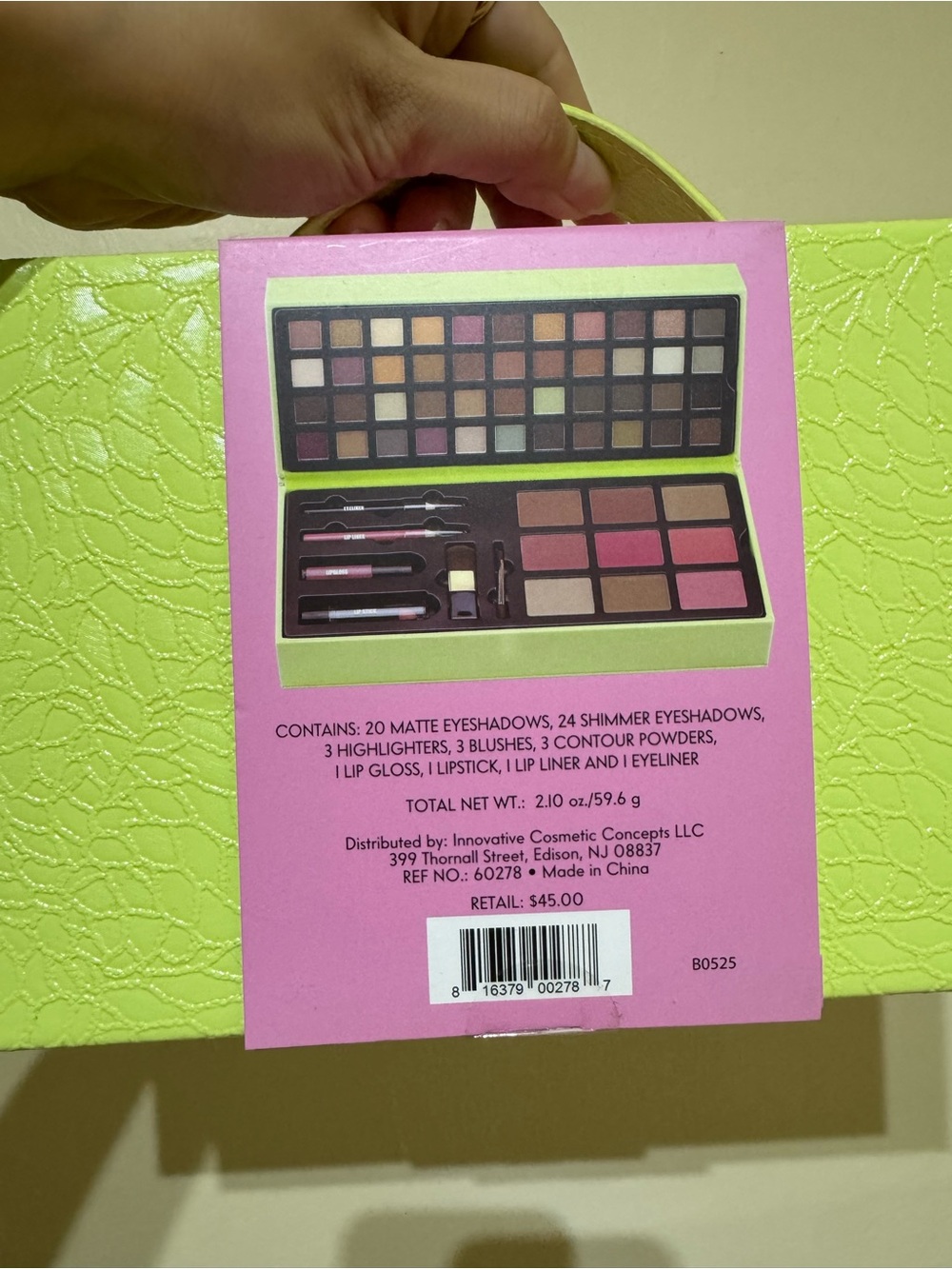 Innovative Cosmetic Concepts Women Makeup Palette - Pink